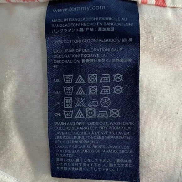 Tommy Hilfiger Women's Pink and White Floral Print Shorts, Size 6 - Picture 5 of 8